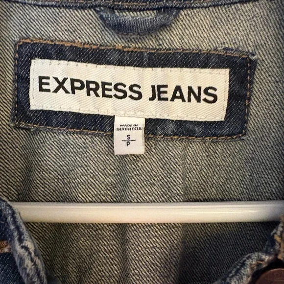 Express Blue Jean Jacket - Picture 3 of 3